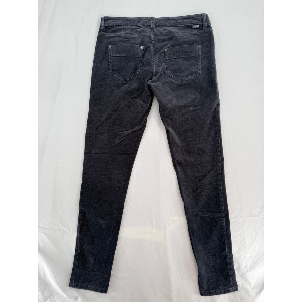 Patagonia Womens Organic Cotton Corduroy Slim Straight Pants Grey Size 30 10 - Picture 3 of 10